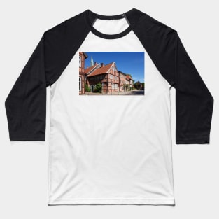 Historic half-timbered houses in Stolbergstrasse, Eutin Baseball T-Shirt